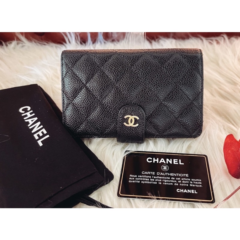 ❌ขายแล้ว❌Used Chanel Medium Wallet holo18