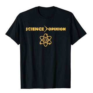 ใหม่ เสื้อยืดลําลอง ผ้าฝ้าย 100% แขนสั้น พิมพ์ลายดอกไม้ Science Is Greater Than Opinion สําหรับผู้ชาย คู่รักS-5XL