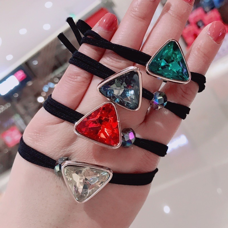 พร้อมส่ง เกาหลีทงแดมุนมิกกี้แหวนผมหัวสี่เหลี่ยมน่ารักเชือกหญิงเครื่องประดับผมสไตล์เกาหลียางรัดผมยืดหยุ่นสูง