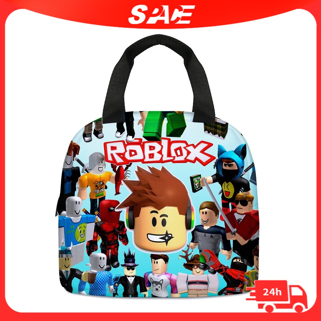 Roblox อนกระเป๋าเก็บความร้อนกระเป๋าเก็บความร้อนกล่องอาหารเก็บร้อนร้อนกล่องอาหารกลางกลางใส่กล่องอาหารอาหารปิ่นปิ่นปิ่นโตความ ความงาม การ์ตูน