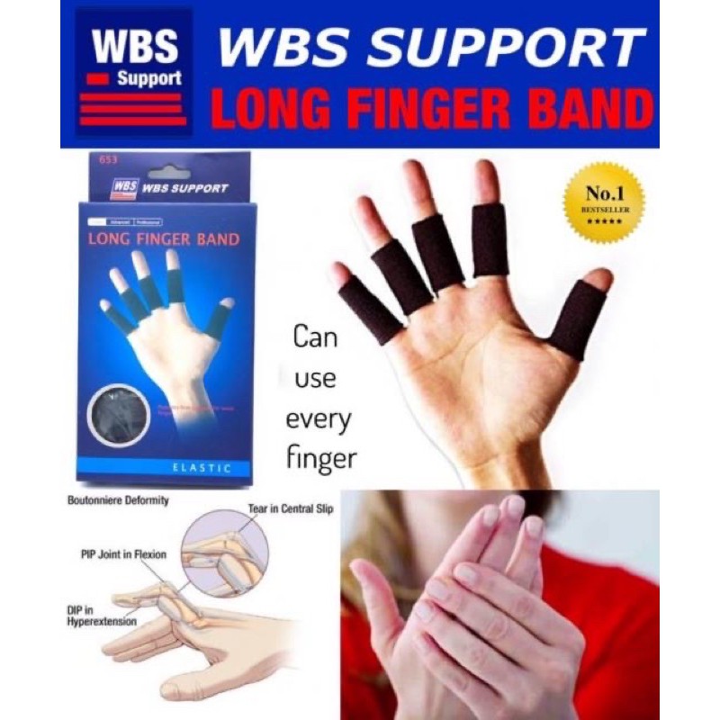 Support Long finger ปลอกสวมนิ้ว กันนิ้วเจ็บ ปลอกนิ้ว