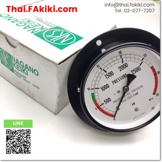 พร้อมส่ง,AE15-281 Pressure gauge ,เกจ์วัดความดัน สเปค 35mpa ,Nagano (66-001-606)