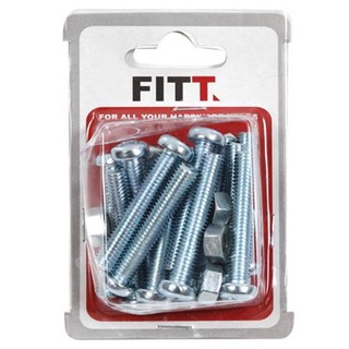 อุปกรณ์ยึดติด สกรูเกลียวมิล JP FITT 8x45 มม. 15 ตัว Screws, Nuts &amp; Washers