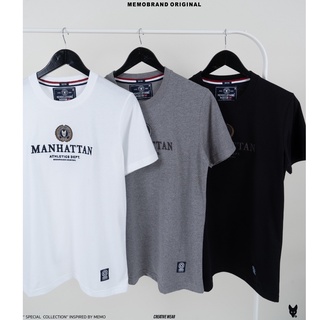 Memo By AEIOU เสื้อยืด Memo Supersoft Premium/Lite งานปัก รุ่น MANHATTAN สินค้าลิขสิทธิ์แท้