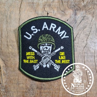 อาร์ม U.S.ARMY Patch แบบเย็บติดเสื้อ