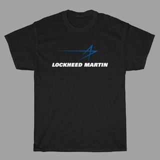 เสื้อยืดลําลองสําหรับผู้ชายแขนสั้นพิมพ์ลาย Graphics Lockheed Martin Military Aircraft Logo