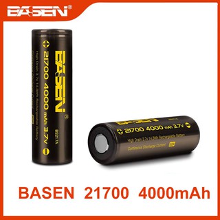 BASEN แบตเตอรี่ Li-ion 21700 4000mAh 3.7V 30A  (ของเเท้) - (1 ก้อน)