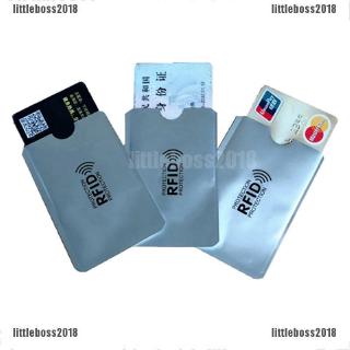 กระเป๋าสตางค์อลูมิเนียมป้องกัน RFID RFID