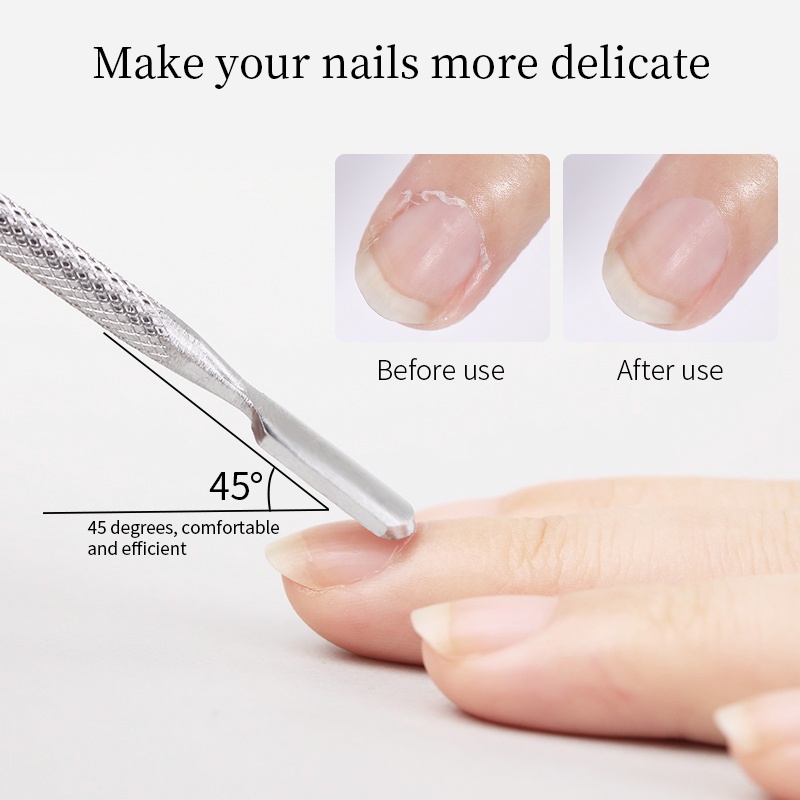 Born PRETTY เครื่องมือทําเล็บ กําจัดหนังกําพร้า แบบสองหัว DIY 1 ชิ้น - รูปที่ 3