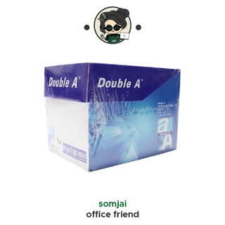 Double A กระดาษโน้ต Mini Box ขนาด 6 x 8.3 ซม. 80 แกรม 600 แผ่น เนื้อกระดาษ เรียบลื่น ไม่มีลายเส้น