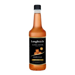 ลองบีช ไซรัปคลาสสิค คาราเมล ขนาด 740 มล.LongBeach Classic Caramel Syrup size 740 ml.