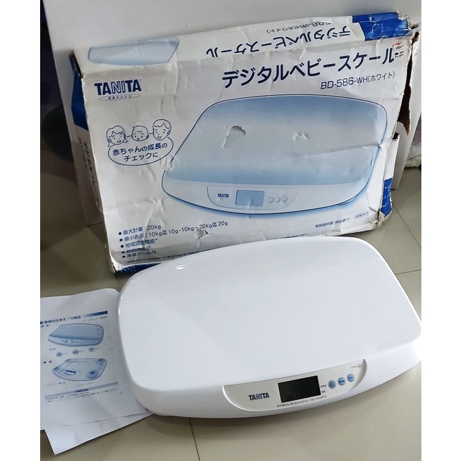 ตราชั่งทารก ที่ชั่งน้ำหนักทารก TANITA DB-586Digital Baby Scale เครื่องชั่งน้ำหนักเด็กอ่อน 0.1-20 kg