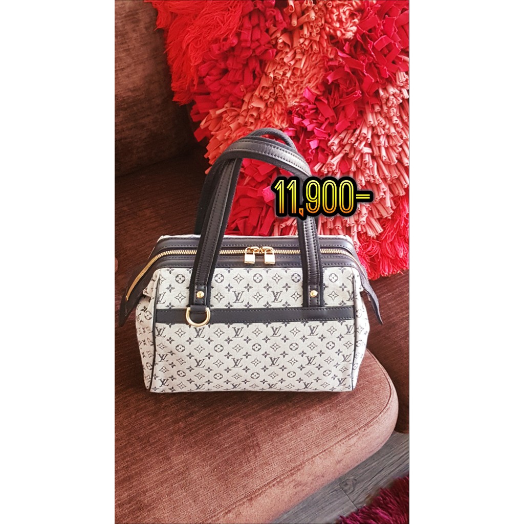 ✴PRE-LOVED✴ LV Mini Lin Josephine (Mary Kate) สี Navy Blue PM. 👄 11,900 👄