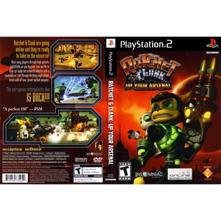 แผ่นเกมส์ PS2 Ratchet &amp; Clank: Up Your Arsenal   คุณภาพ ส่งไว (DVD)