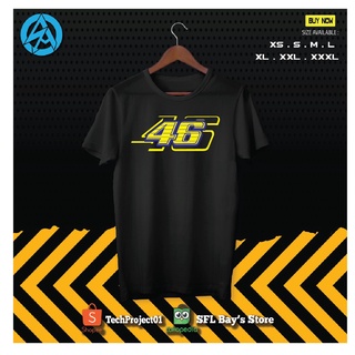 เสื้อยืด ลาย Vr 46 Valentino Rossi Distro คุณภาพดี ราคาถูก