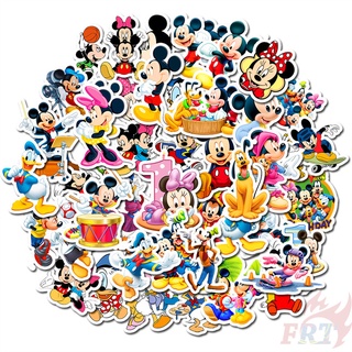 50Pcs/Set ❉ Mickey Mouse &amp; Minnie Mouse Series 01 สติ๊กเกอร์ ❉ Disney Cartoon DIY Fashion Decals Doodle สติ๊กเกอร์