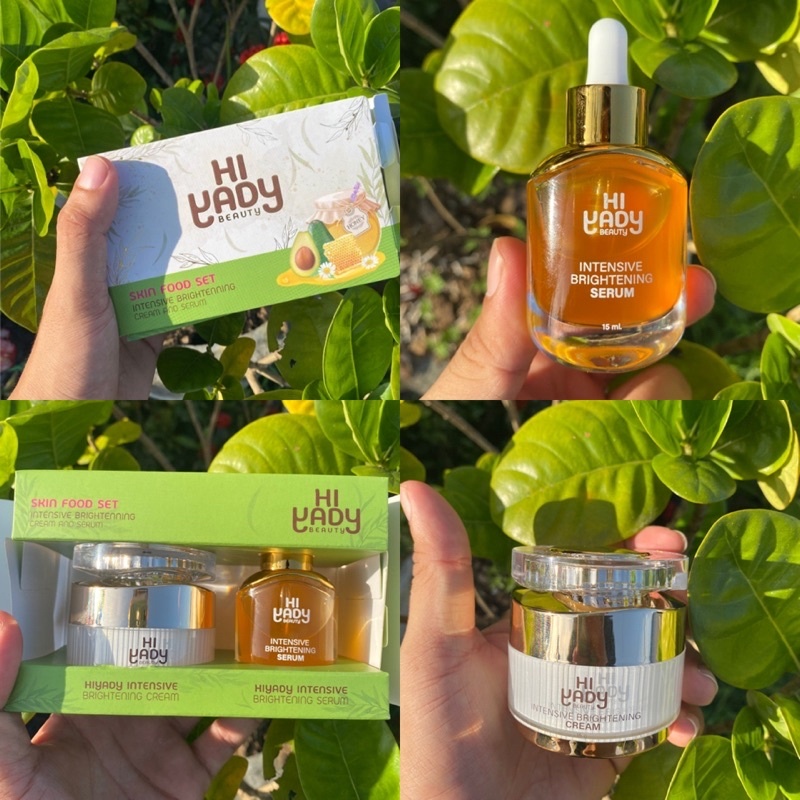 ชุดครีมไฮยาดี้ Hiyady  ของแท้ มีเซรั่มและครีม (15g+15g) 34810 HI YADY BEAUTY