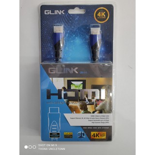 สาย HDMI 2.0 สายถักอย่างดี ยาว 3 เมตร รองรับ 4K FULLHD 1080P HDR 3D ความเร็วสูงสุด1800 เม็ก (18Gbps)