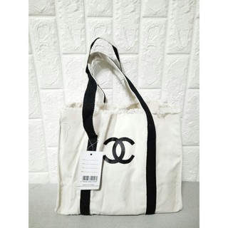 พร้อมส่ง!! กระเป๋าผ้าแคนวาสลาย CHANEL