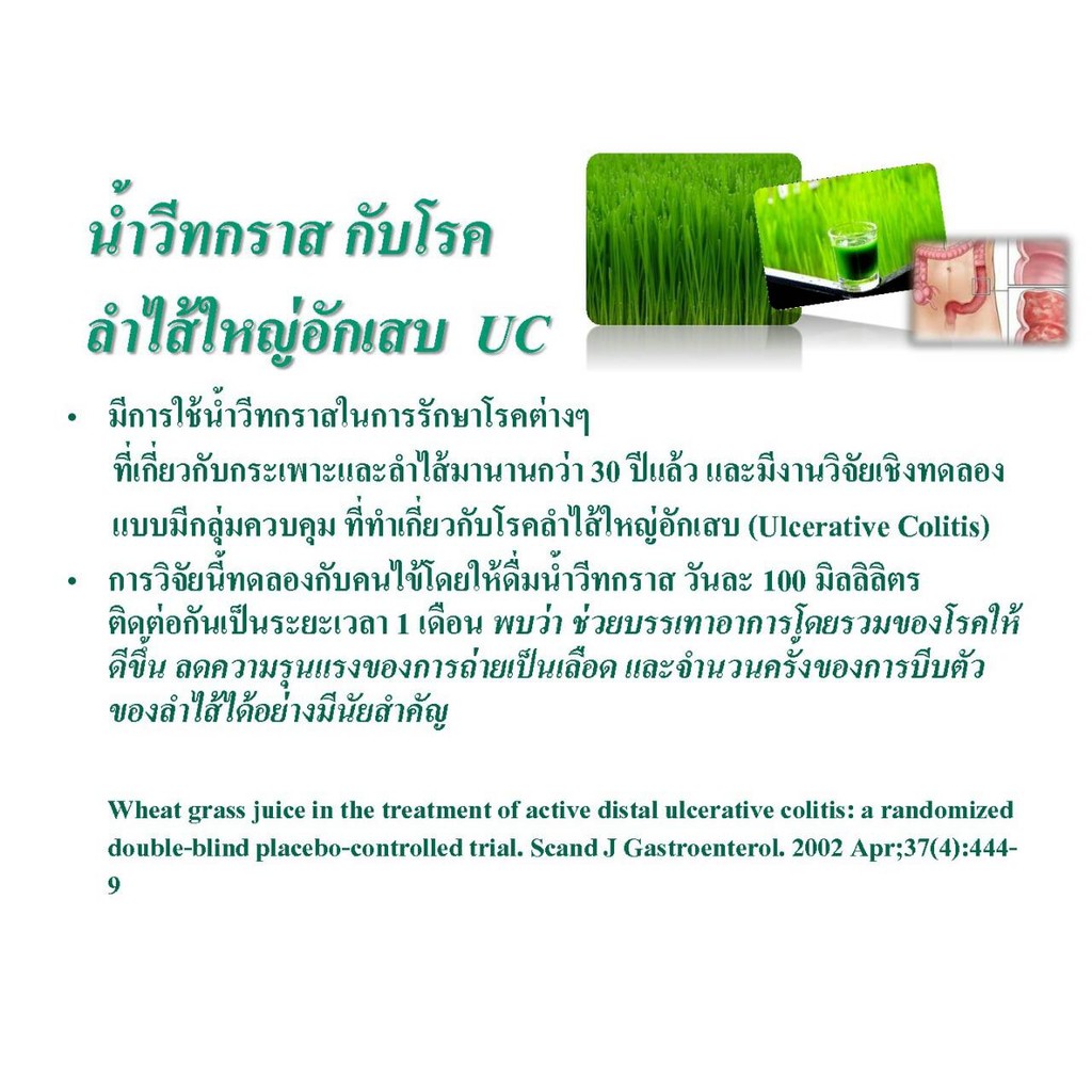 วีทกราส ภาวะโลหิตจาง ธาลัสซีเมีย ต้นอ่อนข้าวสาลี ใบอ่อนข้าวสาลี มีวิตามิน เอนไซม์ มีฤทธิ์เป็นสารต้านอนุมูลอิสระ