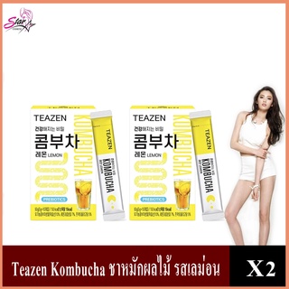 Teazen Kombucha ชาหมักผลไม้ รสเลม่อนX2