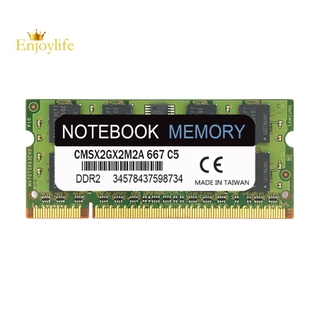 หน่วยความจําแล็ปท็อป 2 Gb Ddr2 667 Mhz Pc2-5300 Ddr2 667 ( 240 Pin ) Sodimm