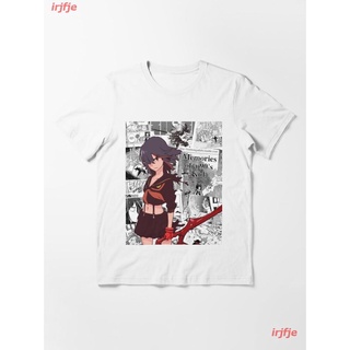 New Kill La Kill Essential T-Shirt เสื้อยืดพิมพ์ลายการ์ตูนมังงะ ดผ้าเด้ง คอกลม cotton แฟชั่น sale Unisex