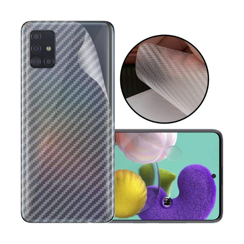 ฟิล์มหลัง samsung Note 20 Ultra / s20 / note 10 lite / s10 lite / A21s / M31 / A71 ลายเคฟล่า- ฟิล์มห