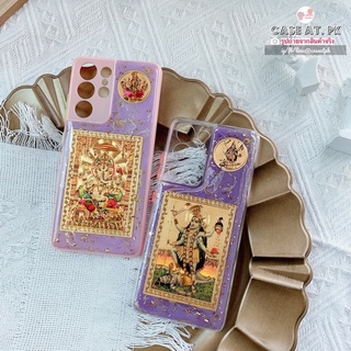 เคสมงคล พระพิฆเนศ พื้นสี  i13 pro max s22 ultra note20 a53 a73 reno7 v23 เคสกันกระแทก