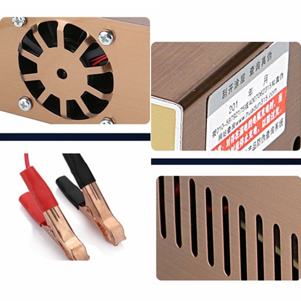 100AH 12v 24v Automatic Car Battery Charger Intelligent Auto Battery 