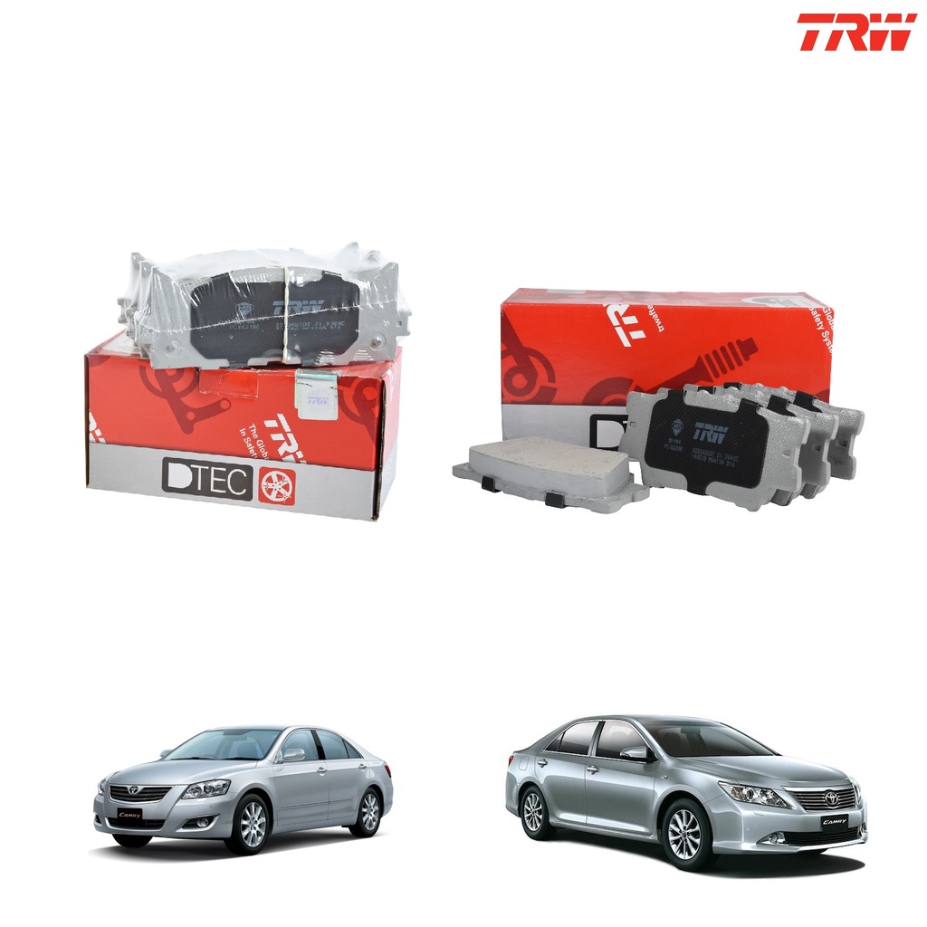 TRW ผ้าเบรค (หน้า-หลัง) TOYOTA CAMRY SXV10 SXV20 ACV30 ACV40 ACV50 ACV70 โตโยต้า แคมรี่ ATEC DTEC