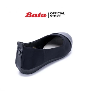 Bata บาจา รองเท้าแพลตฟอร์ม คัทชูส้นแบน แบบสวม รองรับน้ำหนักเท้าได้ดี สวมใส่ง่าย สำหรับผู้หญิง รุ่น Beverly สีดำ 5516664