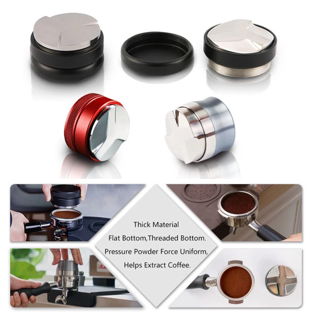 【พร้อมส่ง】Tamper Coffee tamper macaron เเทมเปอร์มาการอง ที่กดกาแฟ 51/53/58 mm ที่อัดกาแฟเครื่องชงกาแฟสด thumbnail 4