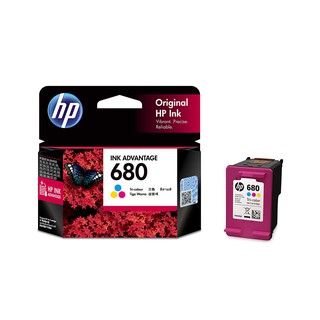 HP 680 TRI-COLOR ORIGINAL INK ADVANTAGE CARTRIDGE