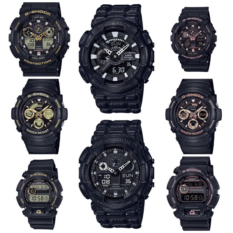 G-SHOCK รุ่น GA-100GBX-1A4/ GA-100GBX-1A9 / AW-591GBX-1A4/Aw-591GBX-1a9/ DW-9052GBX-1a4/ DW-9052GBX-