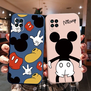 เคสโทรศัพท์มือถือ ขอบสี่เหลี่ยม ลายการ์ตูนมิกกี้เมาส์น่ารัก สําหรับ Realme C35 C21Y C25Y C25S C15 C12 C11 2021 Realme 8 Pro 7 X7 Pro 5i 6i