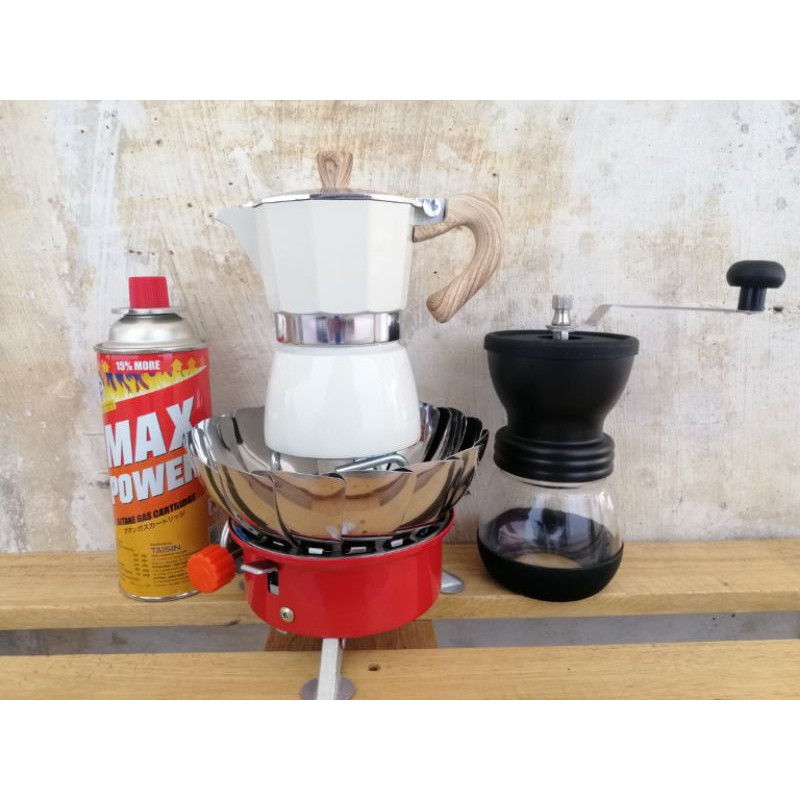 Moka Pot 3 Cups (SET) Shopee Thailand