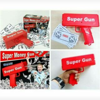 ping toys SUPER GUN ปืนยิงแบงค์ ใช้ถ่าน(ไม่รวมในแพค)