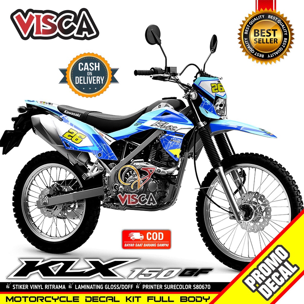 Decal Klx Bf Full Body Cool สติกเกอร์ Klx 150 Bf Cool Decal Klx 150 Bf Full Body ใหม่ล่าสุด Dekal Kl