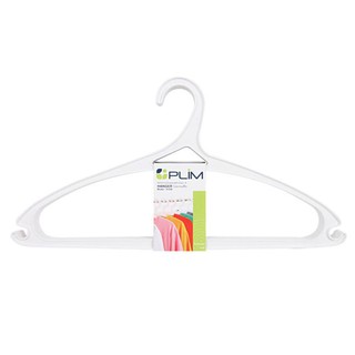 ไม้แขวนเสื้อ ไม้แขวนเสื้อ H050 ขาว PLIM (1x5) อุปกรณ์ตากผ้า ของใช้ภายในบ้าน CLOTHES HANGER H050 WHITE PLIM (1X5)