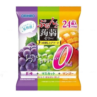 Orihiro Jelly Kyoho + Muscat + Mango   - เยลลี่บุกผลไม้ รสองุ่นเคียวโฮ องุ่นมัสแคท และมะม่วง