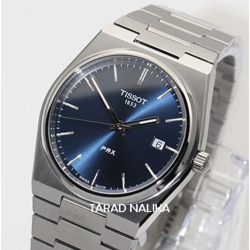 นาฬิกา TISSOT PRX Swiss quartz T137.410.11.041.00 (ของแท้ รับประกันศูนย์) Tarad Nalika