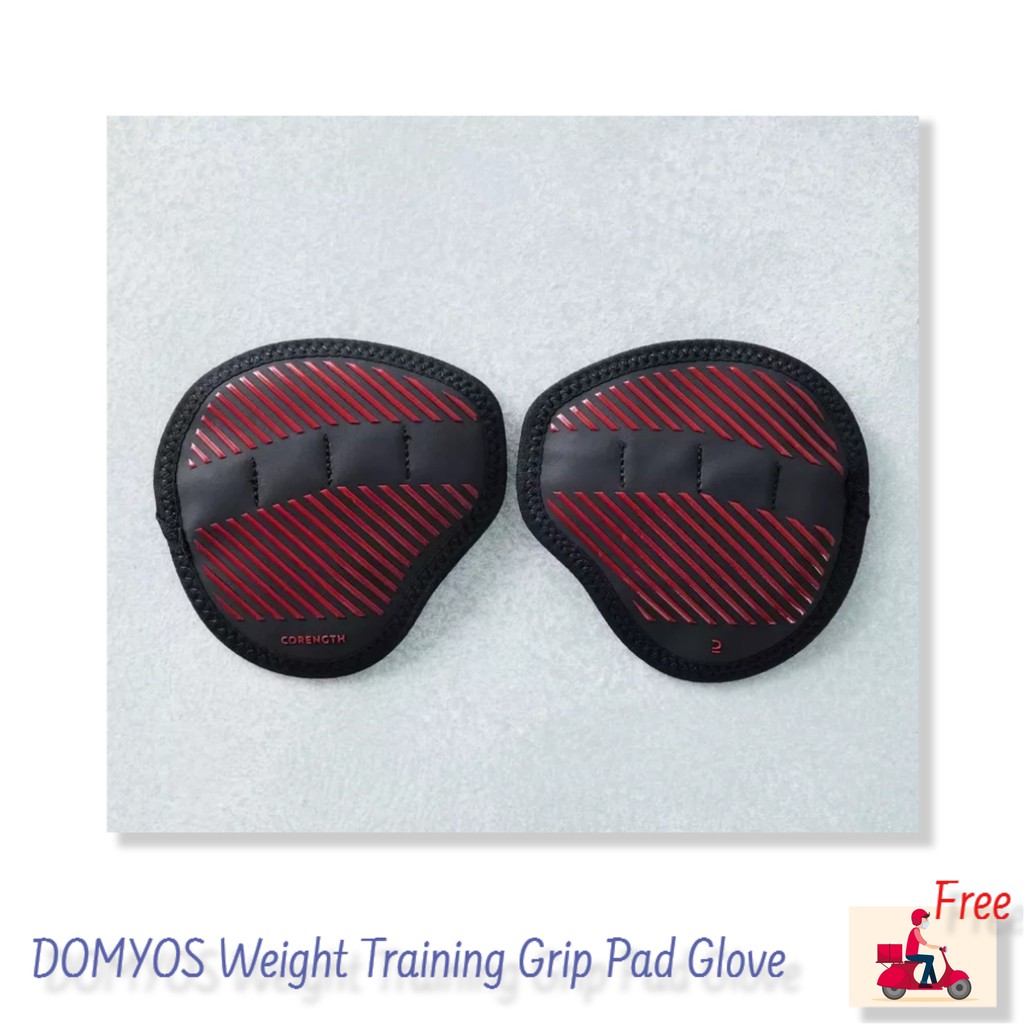 Weight Training Grip Pad Glove แผ่นรองฝ่ามือ แบบกริปสำหรับการฝึก เวทเท