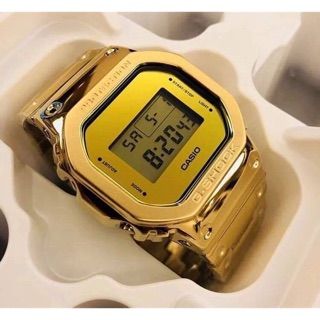 Gshock รุ่น DW-5600 งาน Custom กำลังมากรอบเงิน กรอบทอง แถมกรอบเดิมไปด้วย