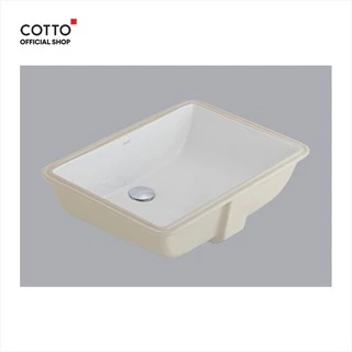 COTTO อ่างล้างหน้าแบบฝังใต้เคาน์เตอร์ รุ่น C05117 FREESIA พร้อมสาร UltraClean+