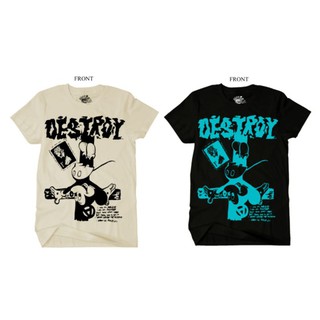 [S-5XL]เสื้อยืด พิมพ์ลายเพลง DESTROY