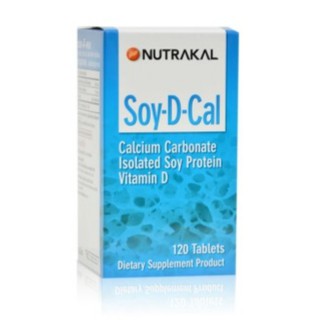 Nutrakal Soy D Cal 120 Tabs สารอาหารสำคัญเพื่อกลไกการทำงานของแคลเซี่ยม