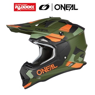 Oneal หมวกวิบาก รุ่น 2SRS SPYDE V.23 Green/Black/Orange