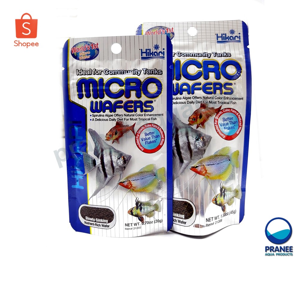 Hikari Micro Pellets อาหารปลาสำหรับปลาน้ำจืดขนาดเล็ก เขตร้อนชื้น (เม็ดลอยกลางน้ำ)