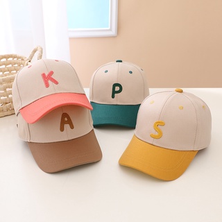 หมวกเบสบอล ปักลายตัวอักษร แฟชั่นฤดูใบไม้ผลิ สําหรับเด็ก อายุ 4-9 ปี